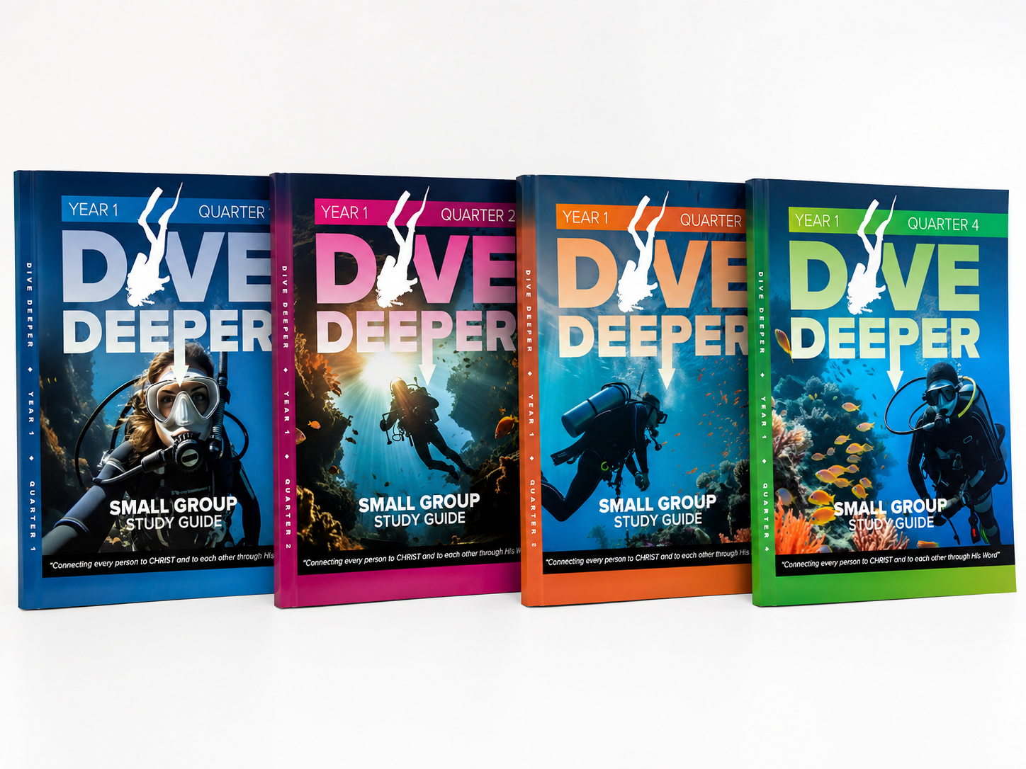 The four Dive Deeper study guides